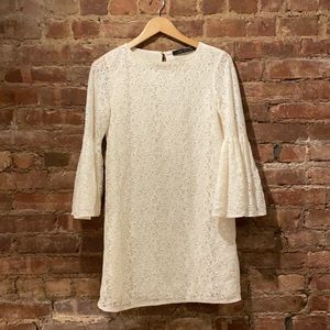 ZARA Creme Lace dress